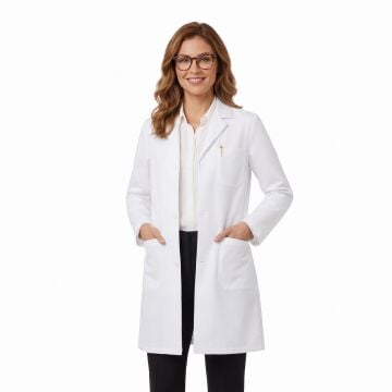 Alpaka Beyaz Doktor Önlüğü ve Öğretmen Önlüğü