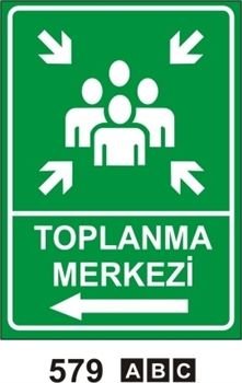 Toplanma Merkezi 25x35 cm PVC (Plastik) 0,50mm