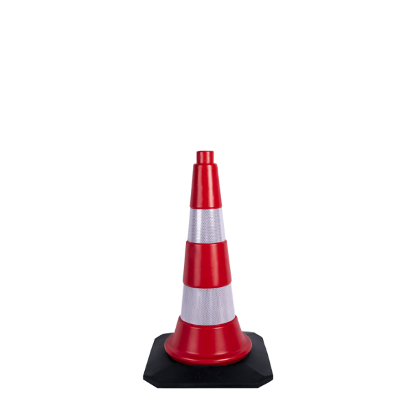 Trafik ve Reklam Konisi 50 cm (KauçukTabanlı)