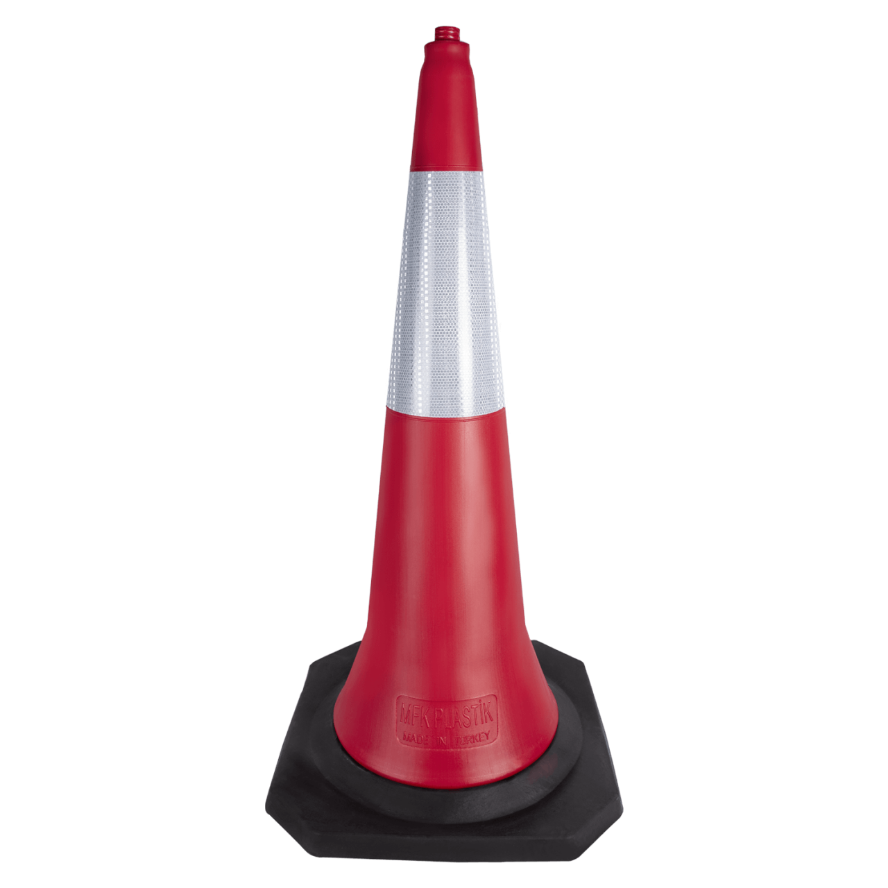 Trafik ve Reklam Konisi 100 cm (KauçukTabanlı)