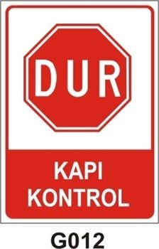 Kapı Kontrol 35x50 cm Dekota (Forex) 3mm
