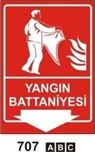 Yangın Battaniyesi 35x50 cm PVC(Plastik) 0,50mm
