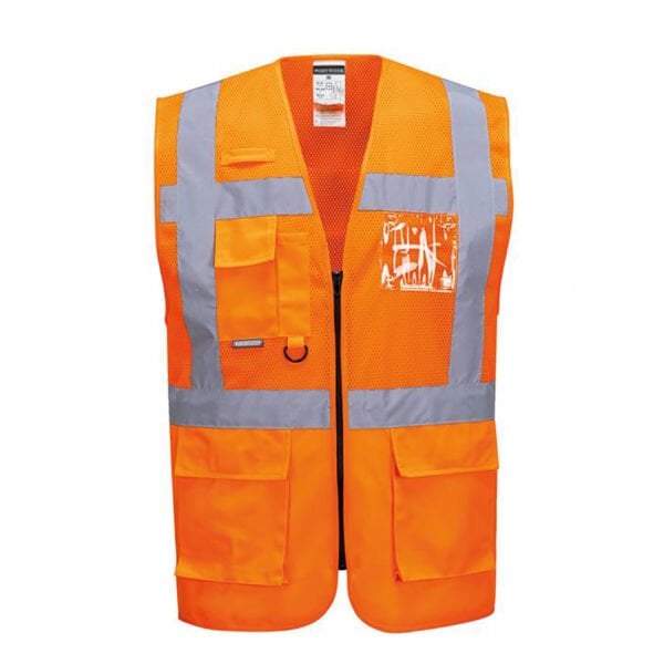 Uniwest Turuncu Mühendis Yeleği