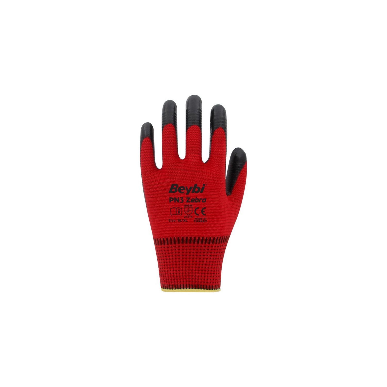 Beybi PN3 Zebra Ekonomik Nitril İş Eldiveni