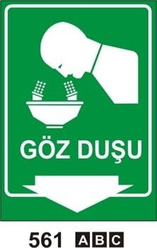 Covid-19 Korona Virüs Standart Önlemler Levhası 35x50 cm Saç (Galvaniz) 0,50mm