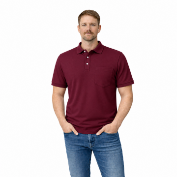 Bordo Polo Yaka Tişört