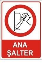 Ana Şartel 35x50 cm PVC (Plastik) 0.50 mm