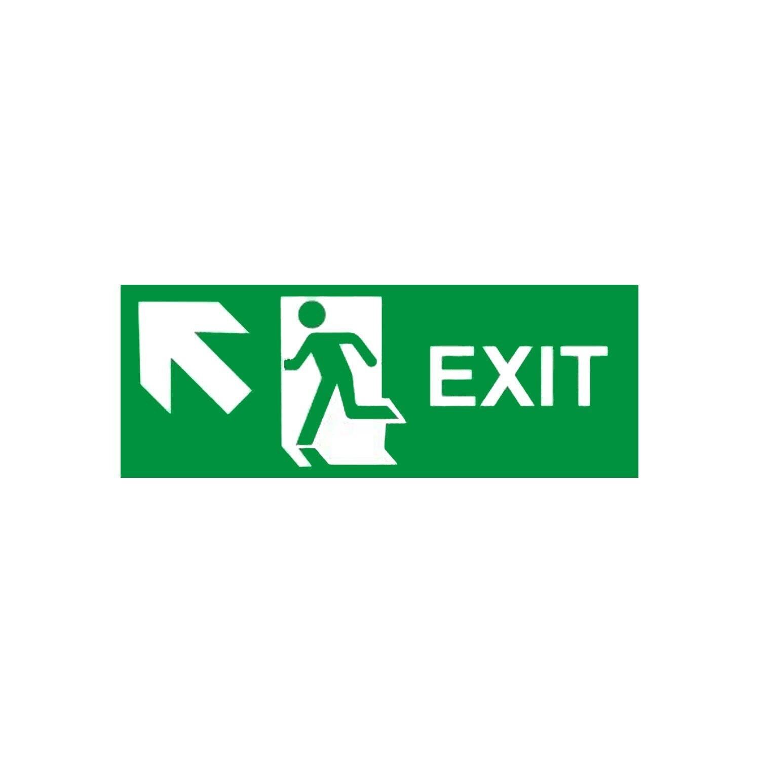 Exit Fotolümenli Sol Yukarı Çapraz