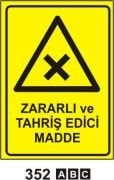Zararlı ve Tahriş Edici Madde