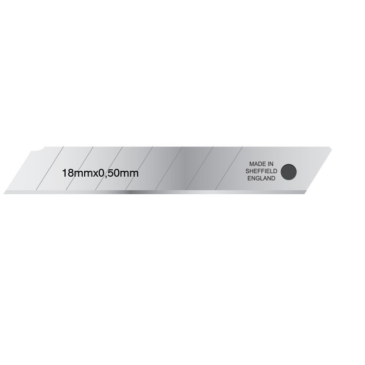 Jewel Blade Maket Bıçağı Geniş Yedek 0,50x18 mm 100 Adet