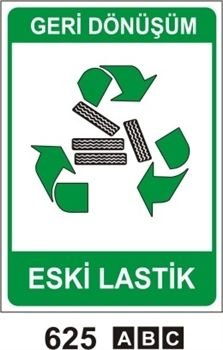 Eski Lastik 25x35 cm Dekota (Forex) 3mm