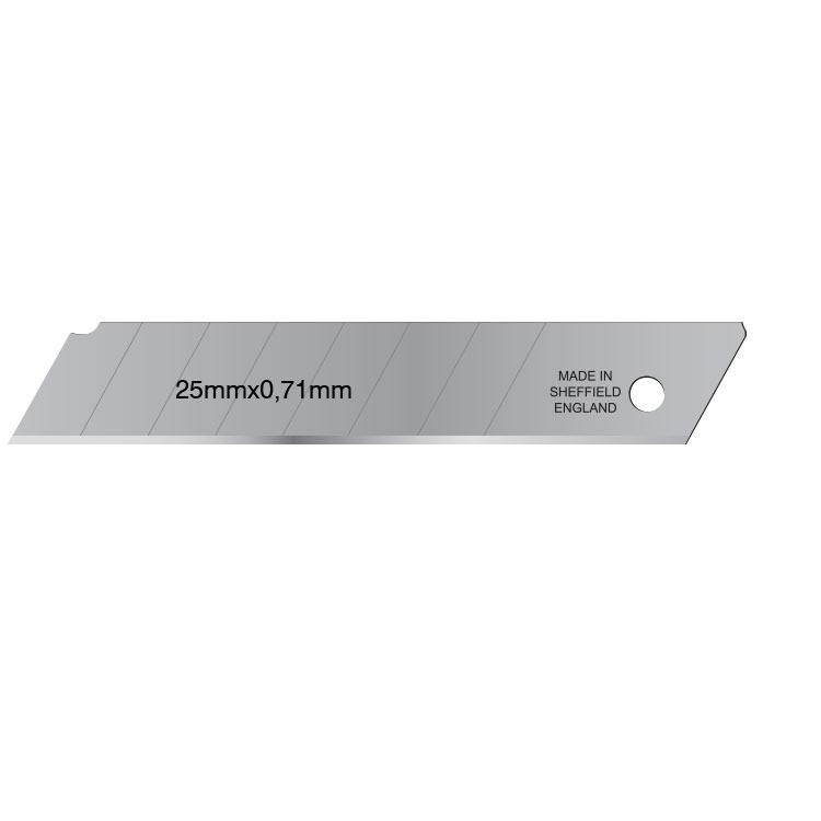 JEWEL BLADE MAKET BIÇAĞI GENİŞ YEDEK 0,71X25MM 100'LÜ