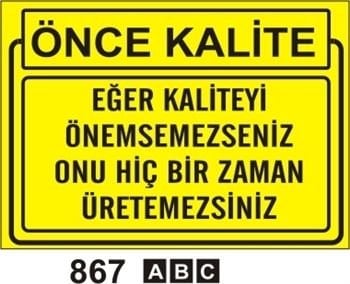 Önce Kalite 35x50 cm PVC(Plastik) 0,50mm