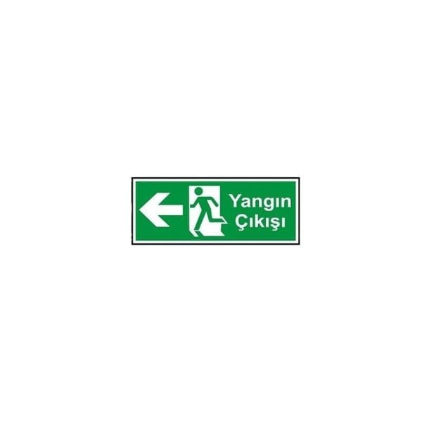 Yangın Çıkış Fotolümen Sol Ok