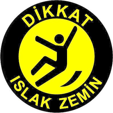 Islak Zemin Yer Etiketi