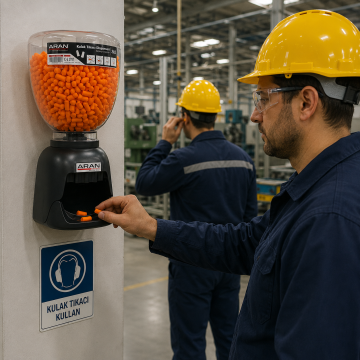Aran Dispenser Kulak Tıkacı İstasyonu Dolu