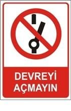 Devreyi Açmayın 25x35 cm Dekota (Forex) 3 mm