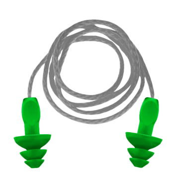 Baymax SL 1453-T Tekstil İpli Kulak Tıkacı / Yeşil