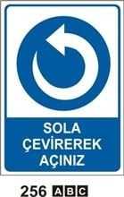 Sola Çevirerek Açınız 35x50 cm Dekota (Forex) 3mm