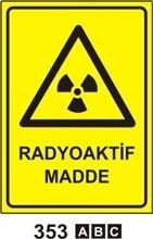 Radyo Aktif Madde 25x35 cm Dekota (Forex) 3mm