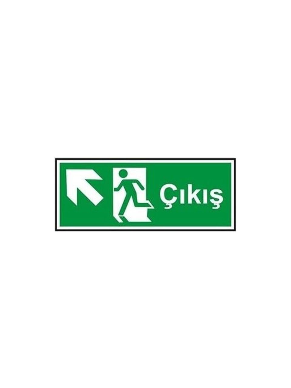 Çıkış Fotolümenli Sol Yukarı Çapraz