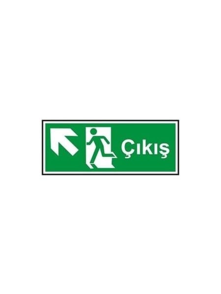 Çıkış Fotolümenli Sol Yukarı Çapraz