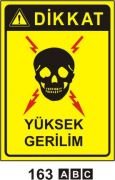 Dikkat yüksek gerilim