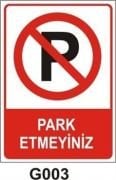 Park Etmeyiniz