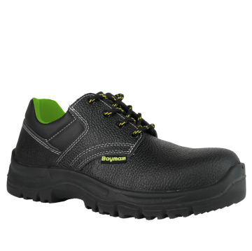 Baymax Silver S-02 Deri Bağcıklı S2 İş Güvenlik Ayakkabısı