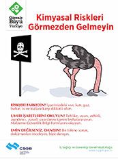 Kimyasal Riskleri Görmezlikten Gelmeyiniz 50X70 CM 3MM DEKOTA LEVHA