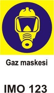 Gaz Maskesi 14,5x 14,5 Cm Pvc  Fotolümen Levha