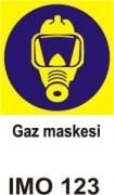 Gaz Maskesi 14,5x 14,5 Cm Pvc  Fotolümen Levha