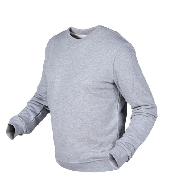 0 Yaka Sweatshirt Gri
