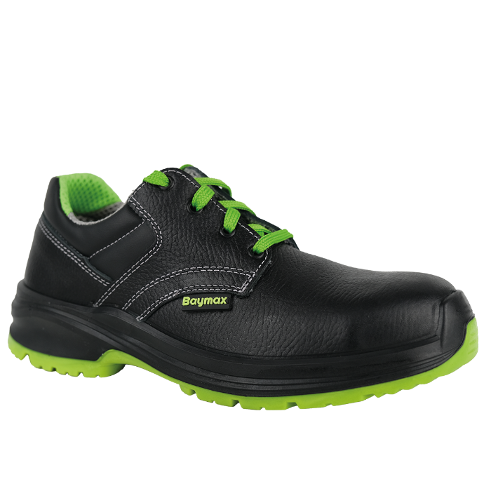 Baymax Golden BX-02 Deri Bağcıklı S2 İş Güvenlik Ayakkabısı
