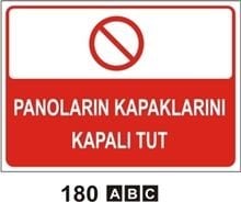 Panoların Kapaklarını Kapalı Tut 25x35 cm Saç (Galvaniz) 0,50mm