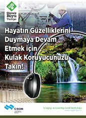 Hayatın Güzelliklerini Duymaya Devam Etmek İçin Kulak Koruyucunuzu Takın 35X50 CM 3MM DEKOTA LEVHA