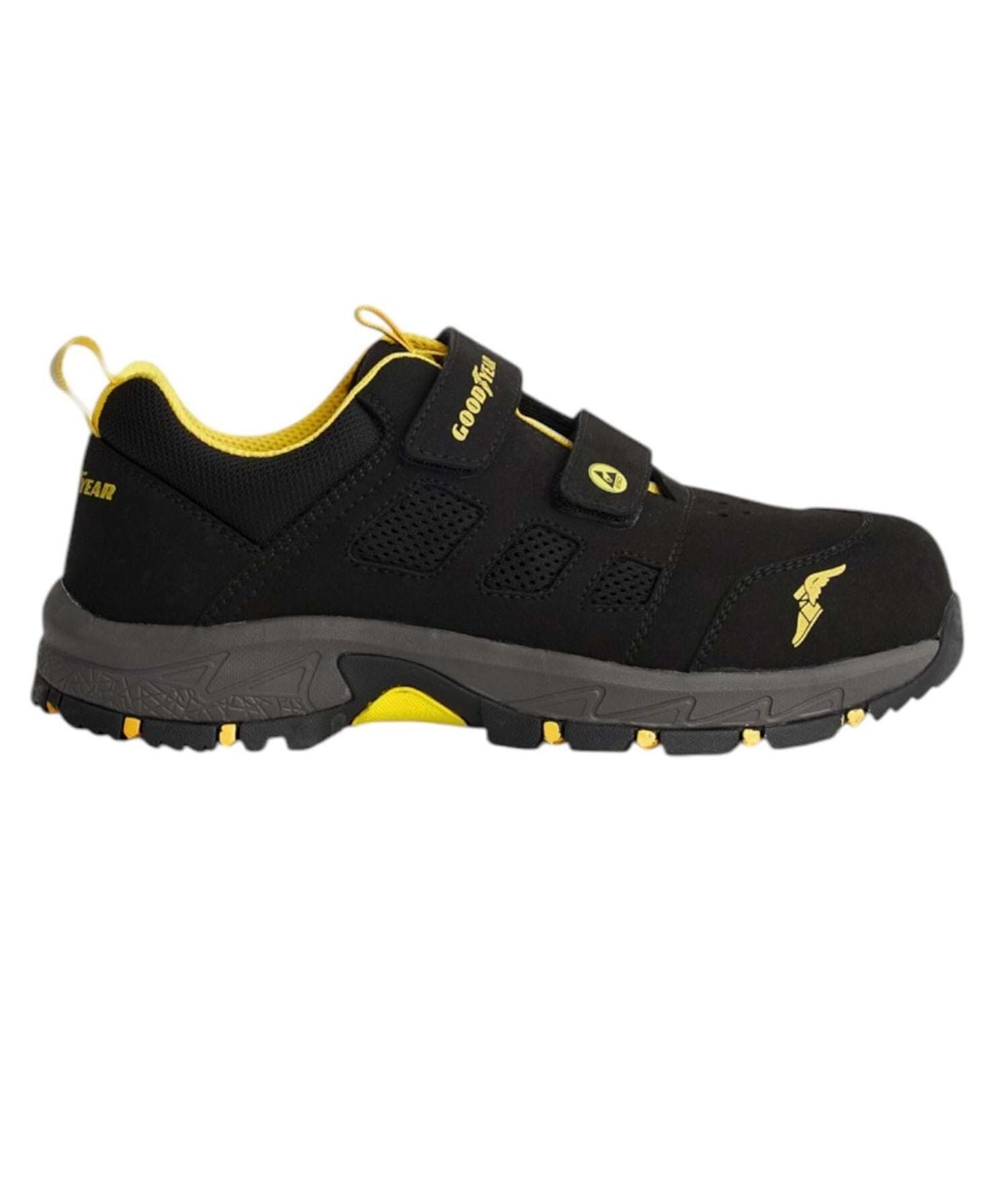 Goodyear Aero Black S1PL ESD HRO Fiberglas Burun İş Güvenliği Ayakkabısı
