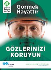 Görmek Hayattır Gözlerinizi Koruyun 35X50 CM 3MM DEKOTA LEVHA