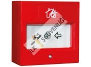24V Yangın İhbar Butonu (Resetlenebilir)