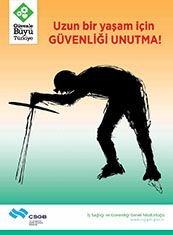 Uzun Bir Yaşam İçin Güvenliği Unutma 35X50 CM 3MM DEKOTA LEVHA