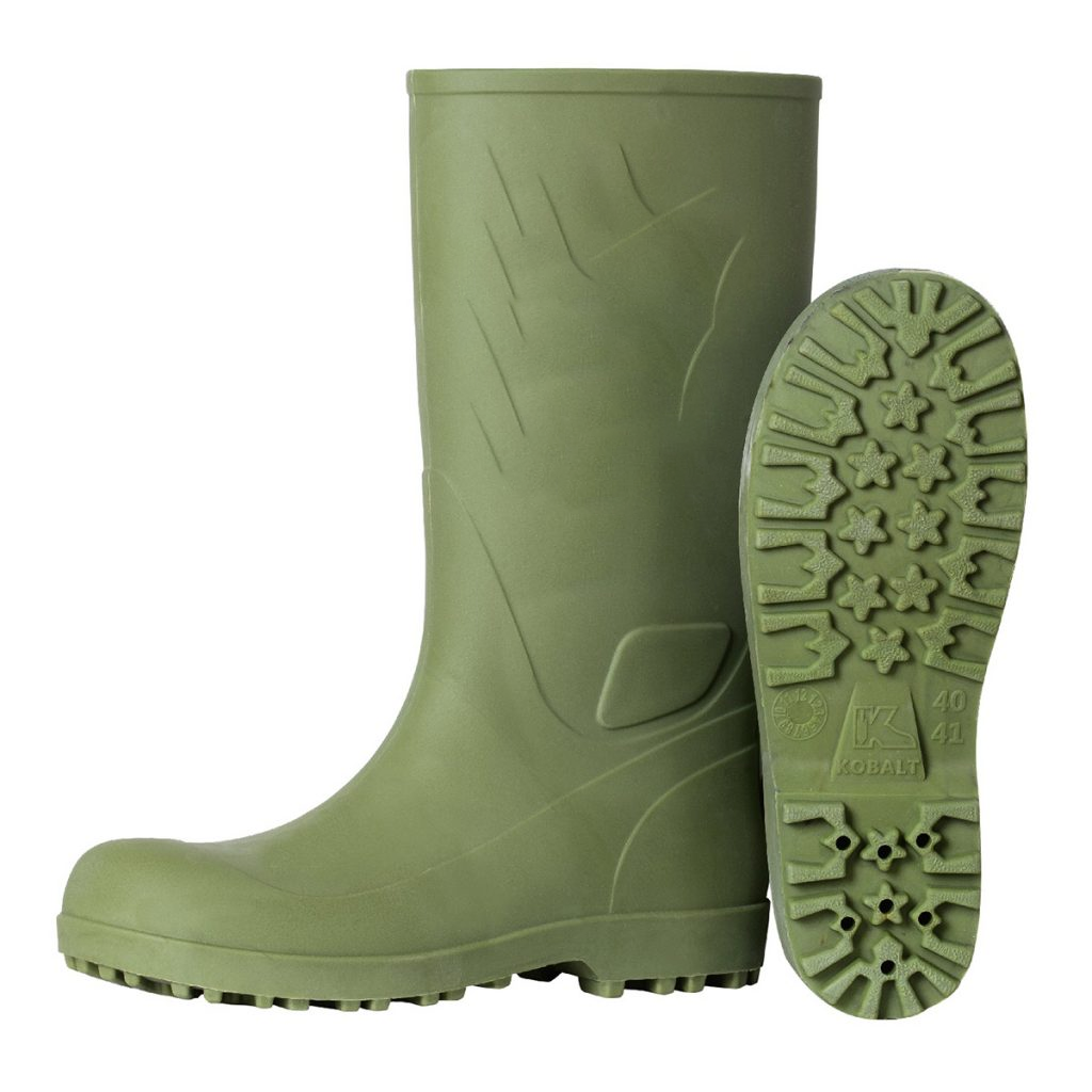 Kobalt S5 SRC Kompozit Burun Kevlar Ara Taban Kauçuk Yeşil Çizme