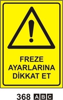 Freze Ayarlarına Dikkat Et 35x50 cm Saç (Galvaniz) 0,50mm
