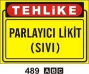 Parlayıcı Likit Sıvı 35X50 STİCKER