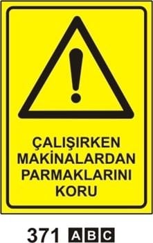 Çalışırken Makinalardan Parmaklarını Koru 35x50 cm Saç (Galvaniz) 0,50mm