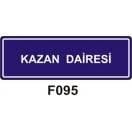 Kazan Dairesi 10x15 cm Sticker (Yapışkanlı) Etiket
