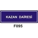 Kazan Dairesi 10x15 cm Sticker (Yapışkanlı) Etiket