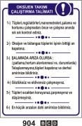 Oksijen Takımı Çalıştırma Talimatı
