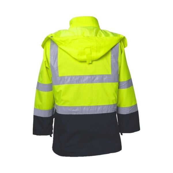 Blacksafe 300D Oxford 5+1 Sarı Lacivert Reflektörlü Parka
