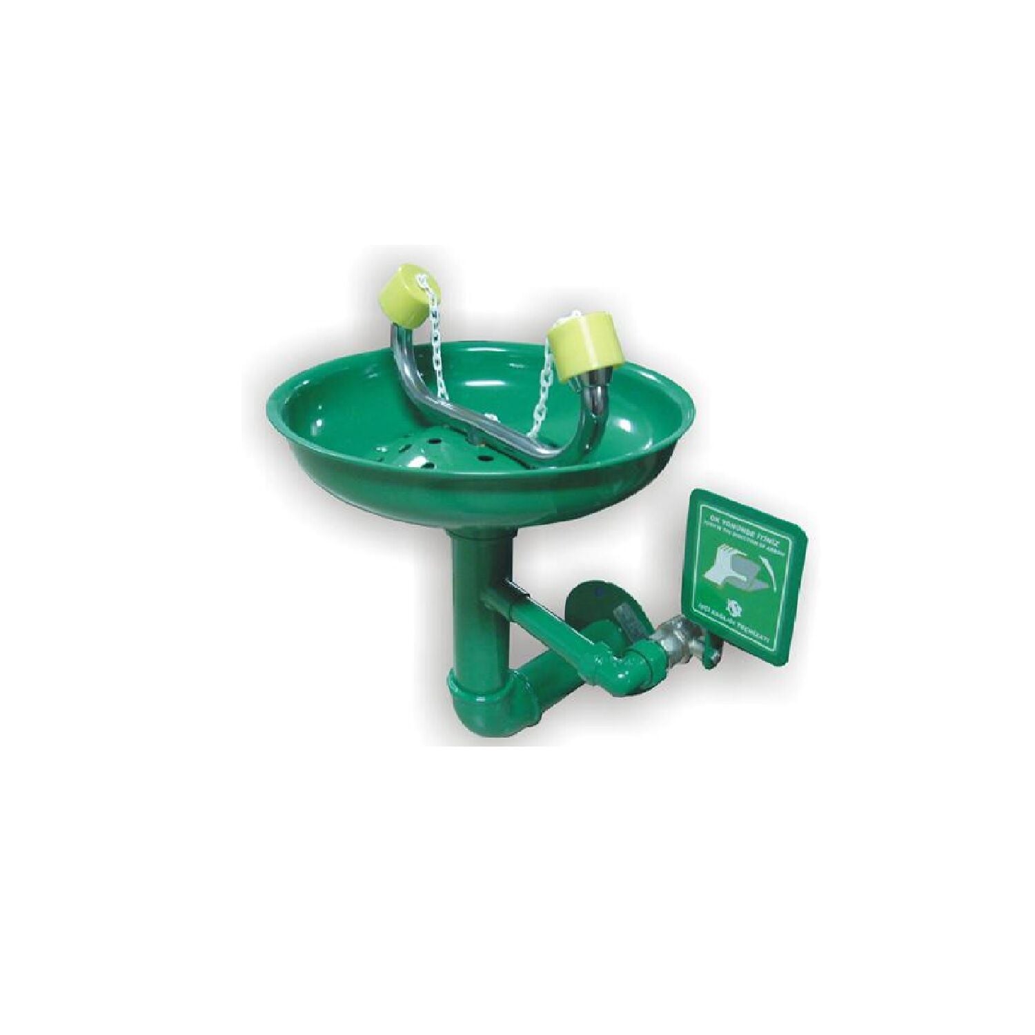 Göz ve Yüz Duşu Duvar Tipi El Kumandalı