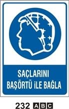 Saçlarını Baş Örtü İle Bağla 50x70 cm Saç (Galvaniz) 0,50mm